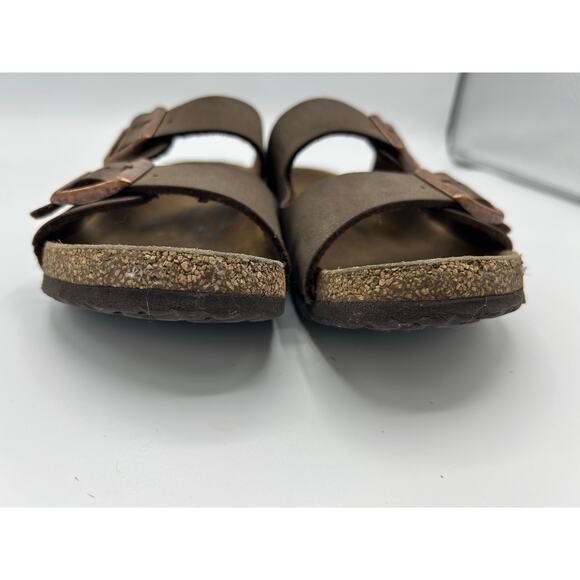 Birkenstock Arizona Sandals Size 34 EU (Kids/Small) Brown Leather Copper Buckles - Picture 11 of 16